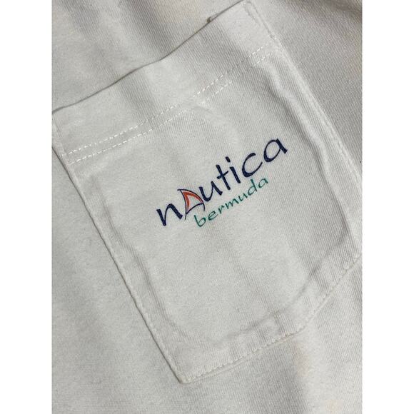 Vintage 90s Nautica Made in USA sailing shirt Size Large Bermuda - Picture 8 of 9